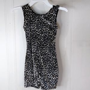 Jacques Moret Body Suit Cheetah print Girls Size 6
